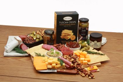 Gourmet Cheese and Snacks Charcuterie Board