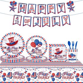 Dinnerware Set for independence day Decorations