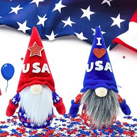 Lovinland USA American Patriotic Gnomes 4th of July