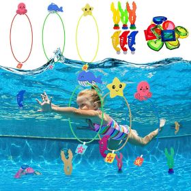 Pool Toys Games Set, Swimming Rings for Kids,