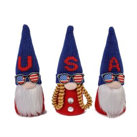 Independence Day USA Faceless Gnome Doll Decoration