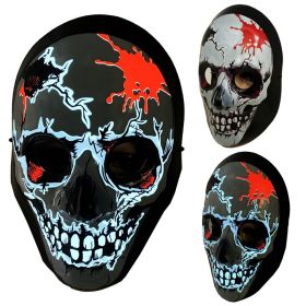 Halloween Mask LED Light up Mask for Festival Cosplay Halloween Costume