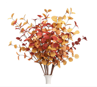 3pcs Artificial Eucalyptus Stems Fall Decorations