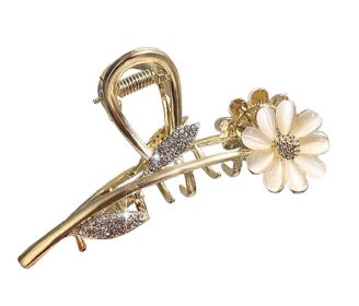 Hair Claw Clip, Elegant Metal Claw Clip, Large Jaw Clip