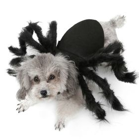 Pet Spider Costume Halloween Simulation Plush Spider Clothe