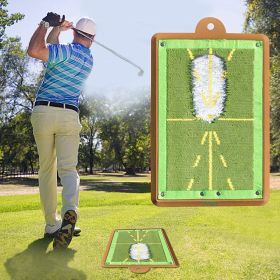 Golf Training Mat For Swing Detection Batting; Premium Golf