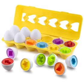 Matching Eggs Set Easter Egg - Color & Shape Recognition Toys For Toddlers