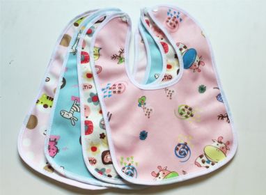 Baby Cartoon Snap Waterproof Bib Super Soft Baby Bib Newborn