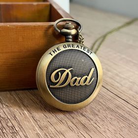 New Mens Bronze Big Size Dad Men Women Pocket Watch