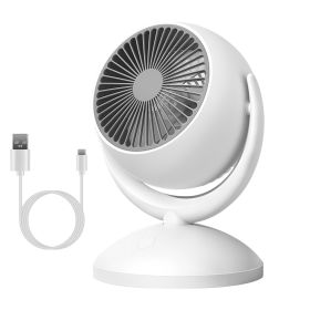 Air Circulator Desk Fan Portable Desktop Rechargeable Oscillating Fan