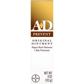 A+D Original Diaper Rash Ointment, Baby Skin Moisturizer, 4 oz