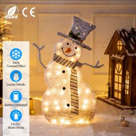 LED Christmas Snowman Decoration Light