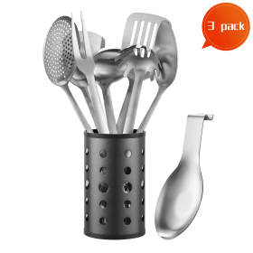 (3 pack) McCook Stainless Steel Kitchen Utensil Set