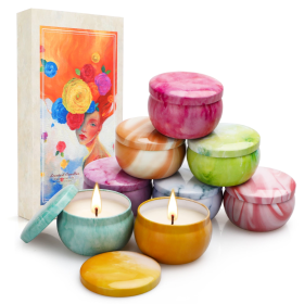 Scented Candle Gifts 8 Pack Aromatherapy Candle Sets Soy Candle for Anniversary