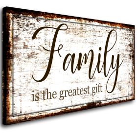 Family Canvas Wall Art for Living Room