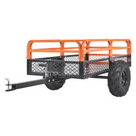 VEVOR Heavy Duty Steel ATV Dump Trailer, 1500-Pound Load Capacity