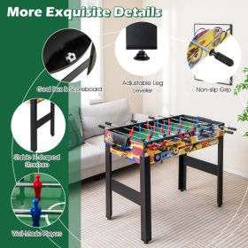 Combo Game Table Set with Foosball Air Hockey Pool Chess and Ping Pong