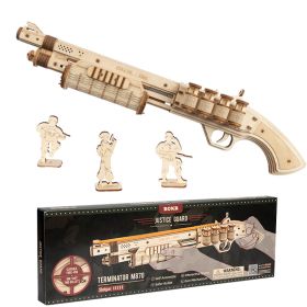 Robotime ROKR 3D Wooden Puzzle Games Shotgun Model