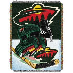 Wild Hockey League; "Home Ice Advantage" Woven Tapestry