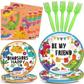 Dinosaur Plates Disposable Paper Plate Party Supplies