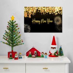 1pcs Framed Canvas Wall Art Decor Painting For New Years gift