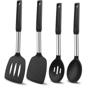 Silicone Cooking Spatulas and Spoons Utensils Set