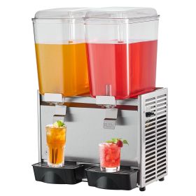 VEVOR Commercial Beverage Dispenser 2 Tanks Tea Drink Machine