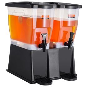 VEVOR Beverage Dispenser, 3 Gallon x 2 Drink Dispensers