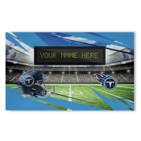 Official NFL Titans - 36" x 62" Personalized Washable Rug