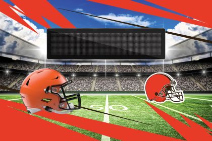 Official NFL Browns - 20" x 32" Personalized Washable Rug