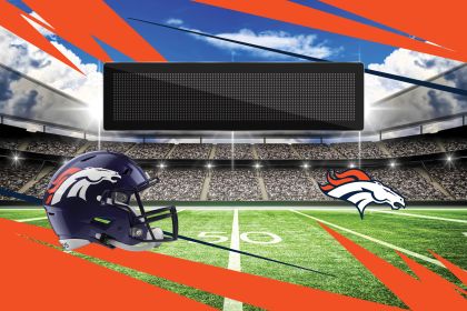 Official NFL Broncos - 20" x 32" Personalized Washable Rug