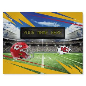 Official NFL Chiefs - 62" x 84" Personalized Washable Rug