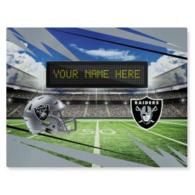 Official NFL Raiders - 62" x 84" Personalized Washable Rug