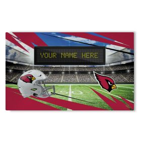 Official NFL Cardinals - 36" x 62" Personalized Washable Rug