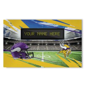 Official NFL Vikings - 36" x 62" Personalized Washable Rug