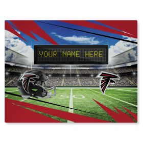 Official NFL Falcons - 62" x 84" Personalized Washable Rug