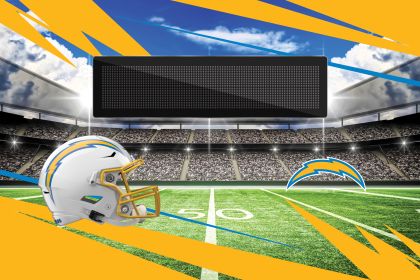 Official NFL Chargers - 20" x 32" Personalized Washable Rug