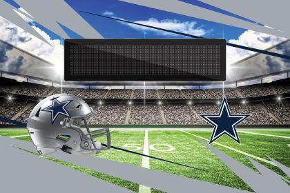 Official NFL Cowboys - 20" x 32" Personalized Washable Rug