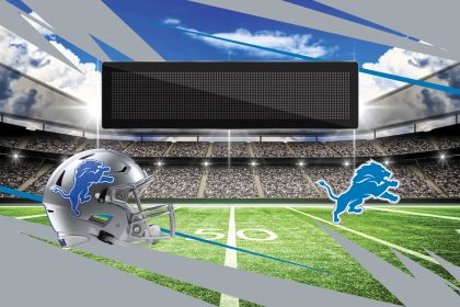 Official NFL Lions - 20" x 32" Personalized Washable Rug