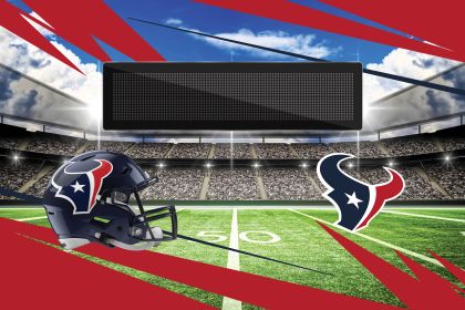 Official NFL Texans - 20" x 32" Personalized Washable Rug