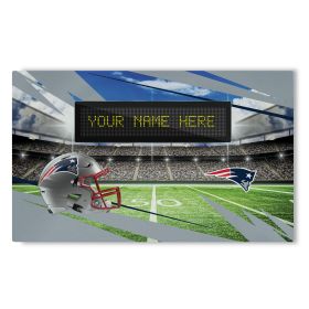 Official NFL Patriots - 36" x 62" Personalized Washable Rug