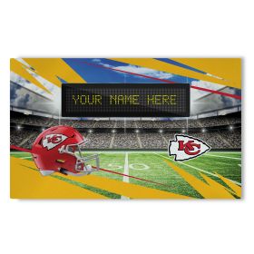 Official NFL Chiefs - 36" x 62" Personalized Washable Rug