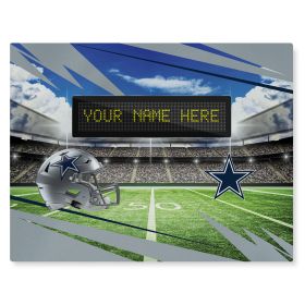 Official NFL Cowboys - 62" x 84" Personalized Washable Rug