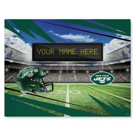 Official NFL Jets - 62" x 84" Personalized Washable Rug