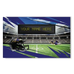 Official NFL Ravens - 36" x 62" Personalized Washable Rug