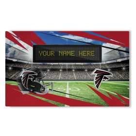 Official NFL Falcons - 36" x 62" Personalized Washable Rug