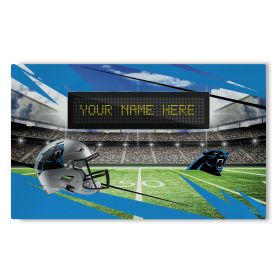 Official NFL Panthers - 36" x 62" Personalized Washable Rug