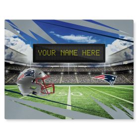 Official NFL Patriots - 62" x 84" Personalized Washable Rug