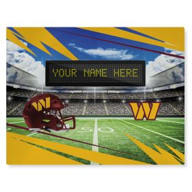 Official NFL Commanders - 62" x 84" Personalized Washable Rug