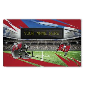 Official NFL Buccaneers - 36" x 62" Personalized Washable Rug